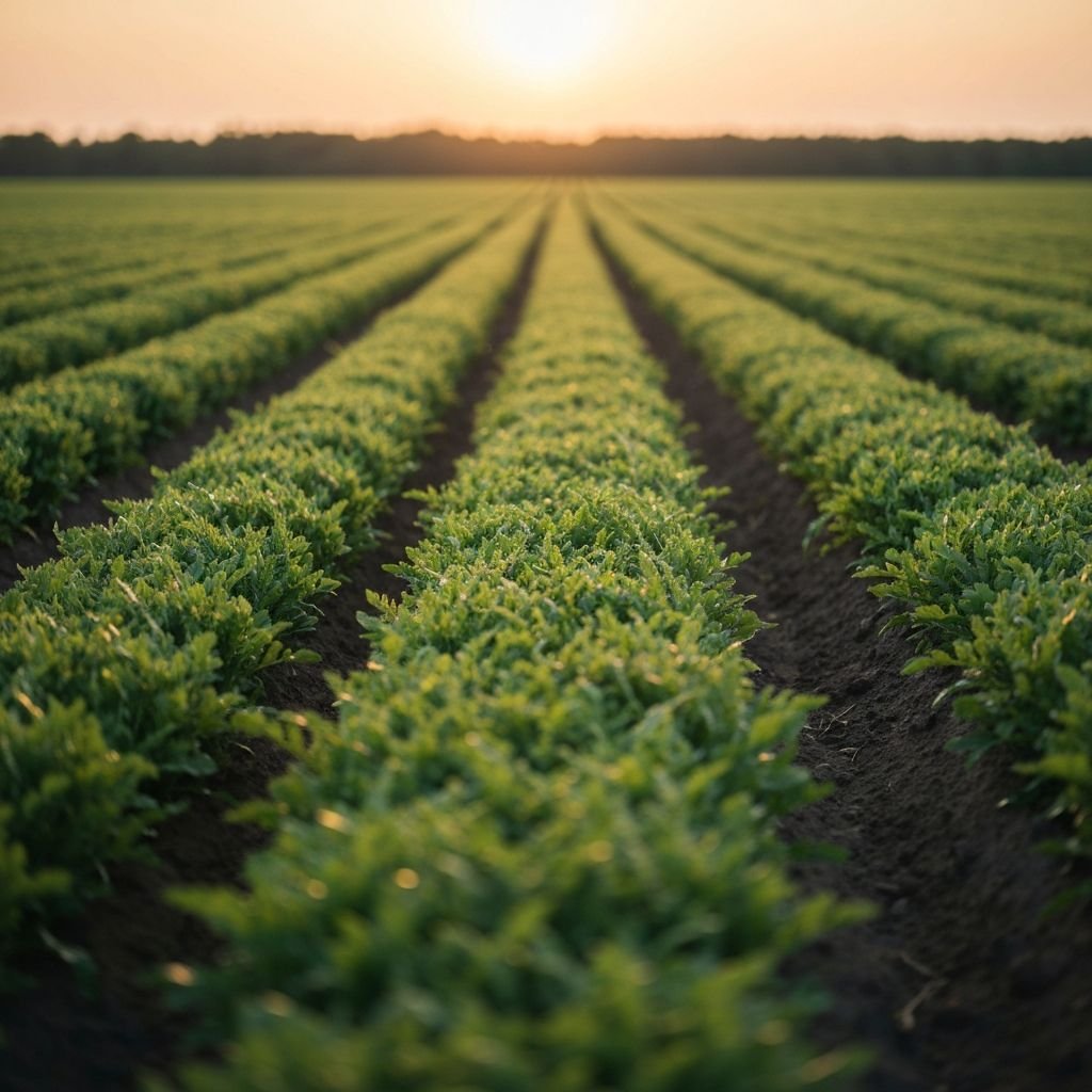 Healthy agricultural field