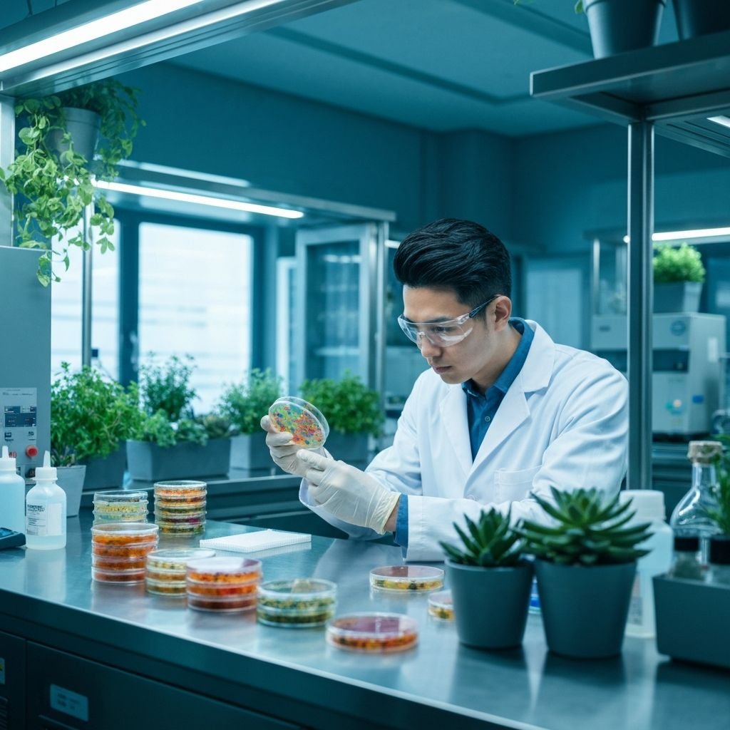 Biotech laboratory research